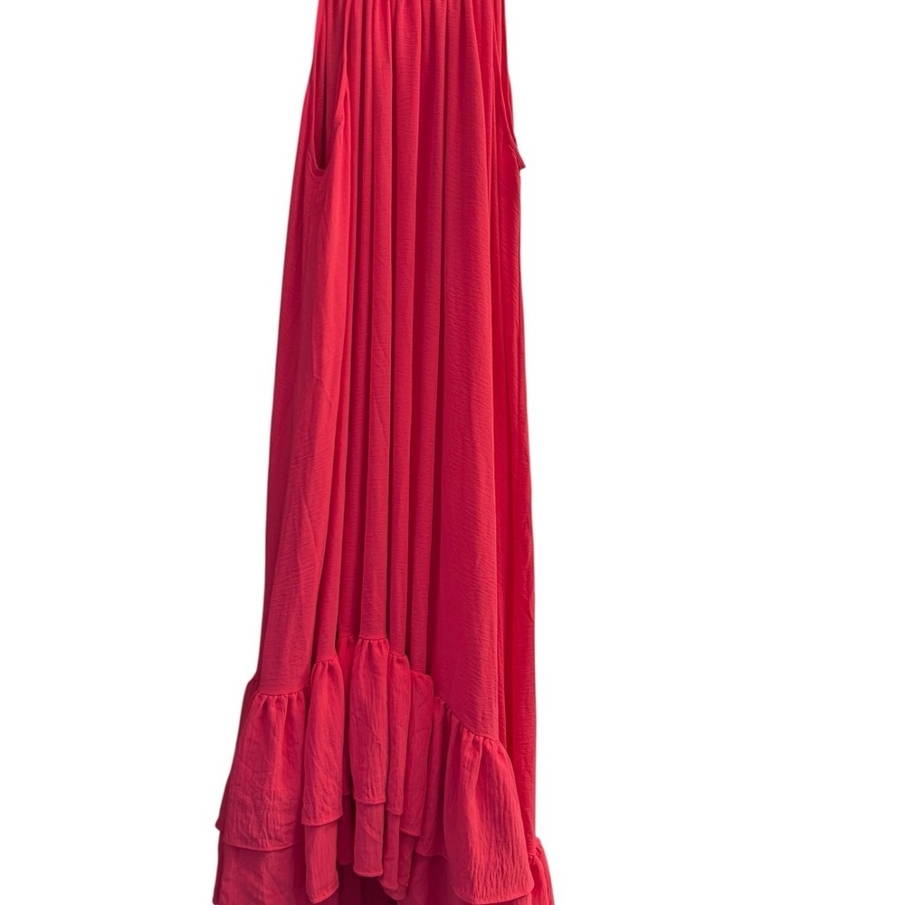 Elegant Pink Maxi Dress - Picture 2 of 9
